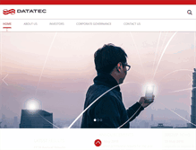Tablet Screenshot of datatec.co.za