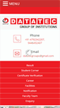 Mobile Screenshot of datatec.in